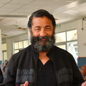 Portrait d'un résident à la cantine du Centre Forbin